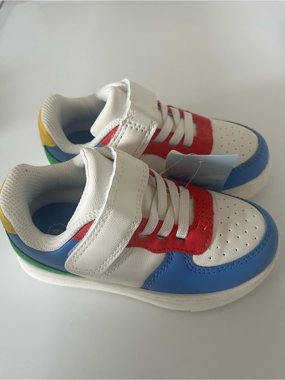 Cat & Jack Toddler Boys Retro Colorblock Sneakers Shoes Size 8 NWT - Picture 4 of 6